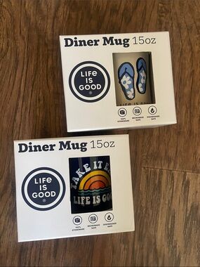 Bundle X 2 Life Is Good Navy and Cream 'Our Story' Box Panel